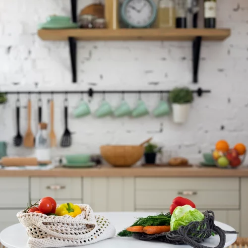 high-angle-bags-with-vegetables-kitchen
