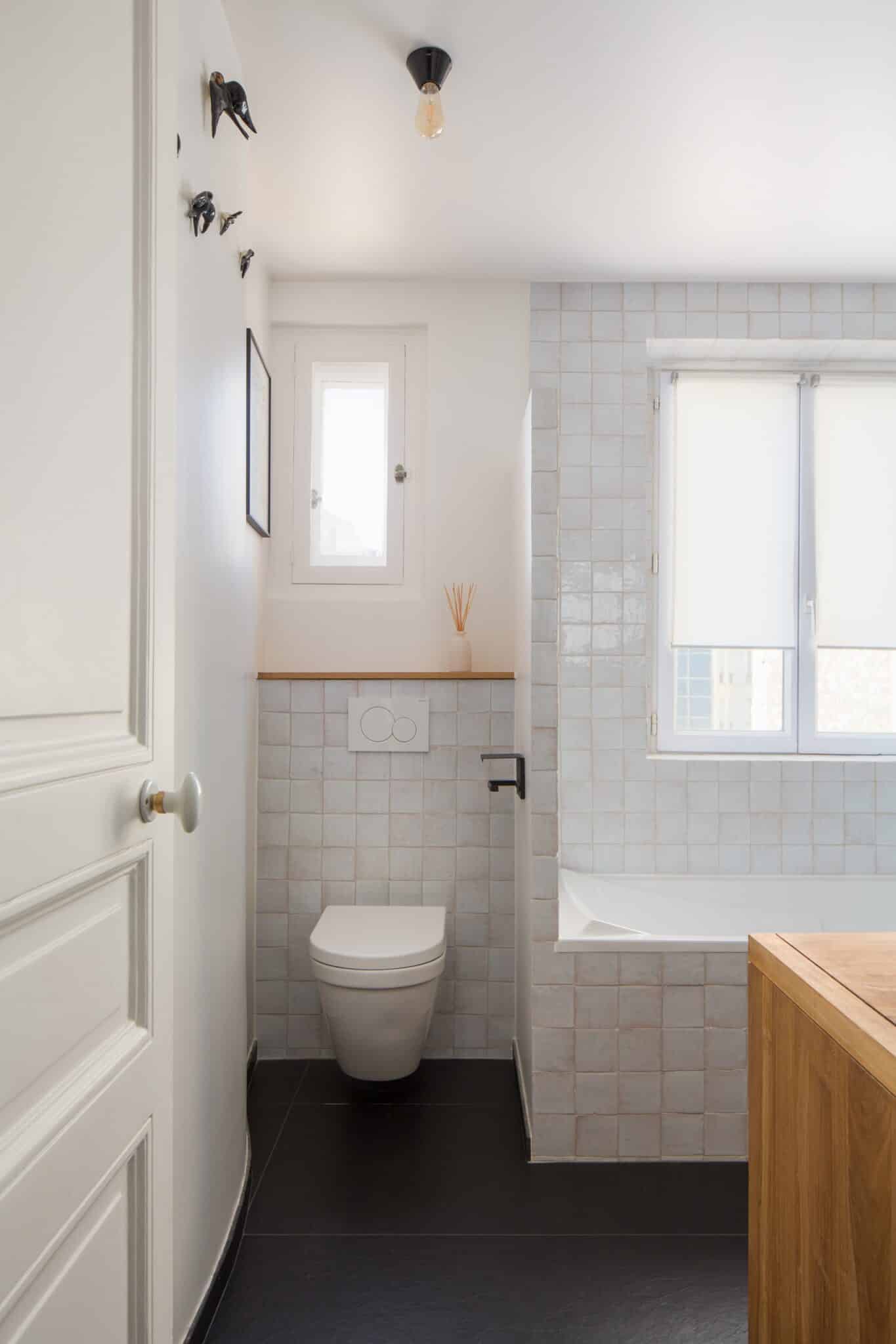 Détail rénovation salle de bain à Paris 8ème - Azurix