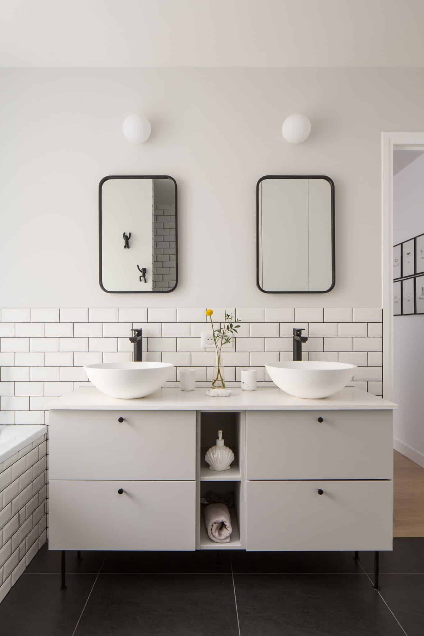 Rénovation de salle de bain à Paris 14ème par Azurix