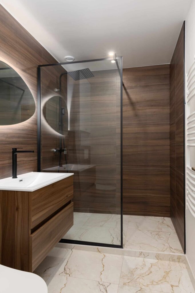 Détail rénovation salle de bain à Paris 12ème - Azurix