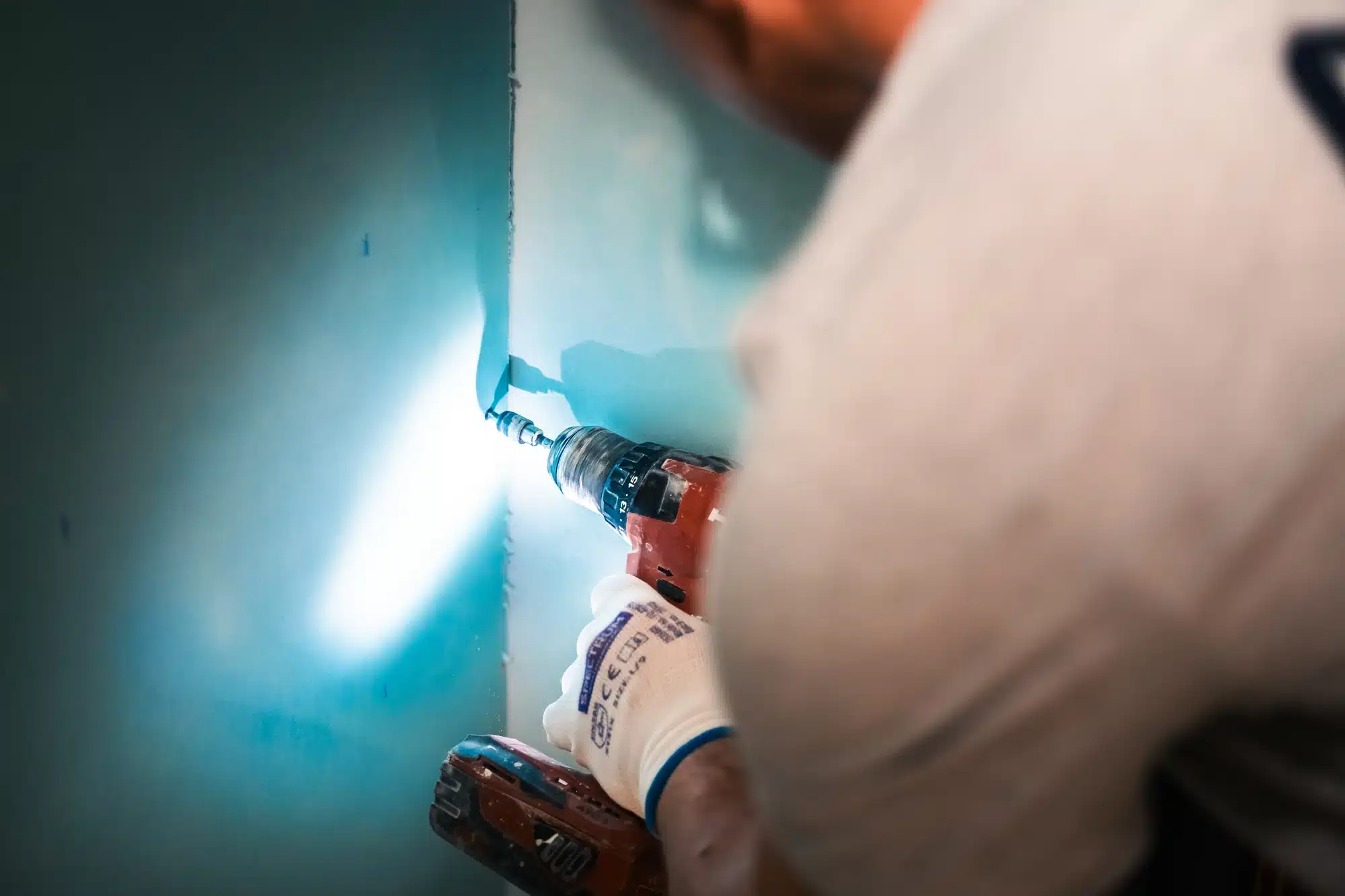 Préparation des surfaces sur un chantier Azurix