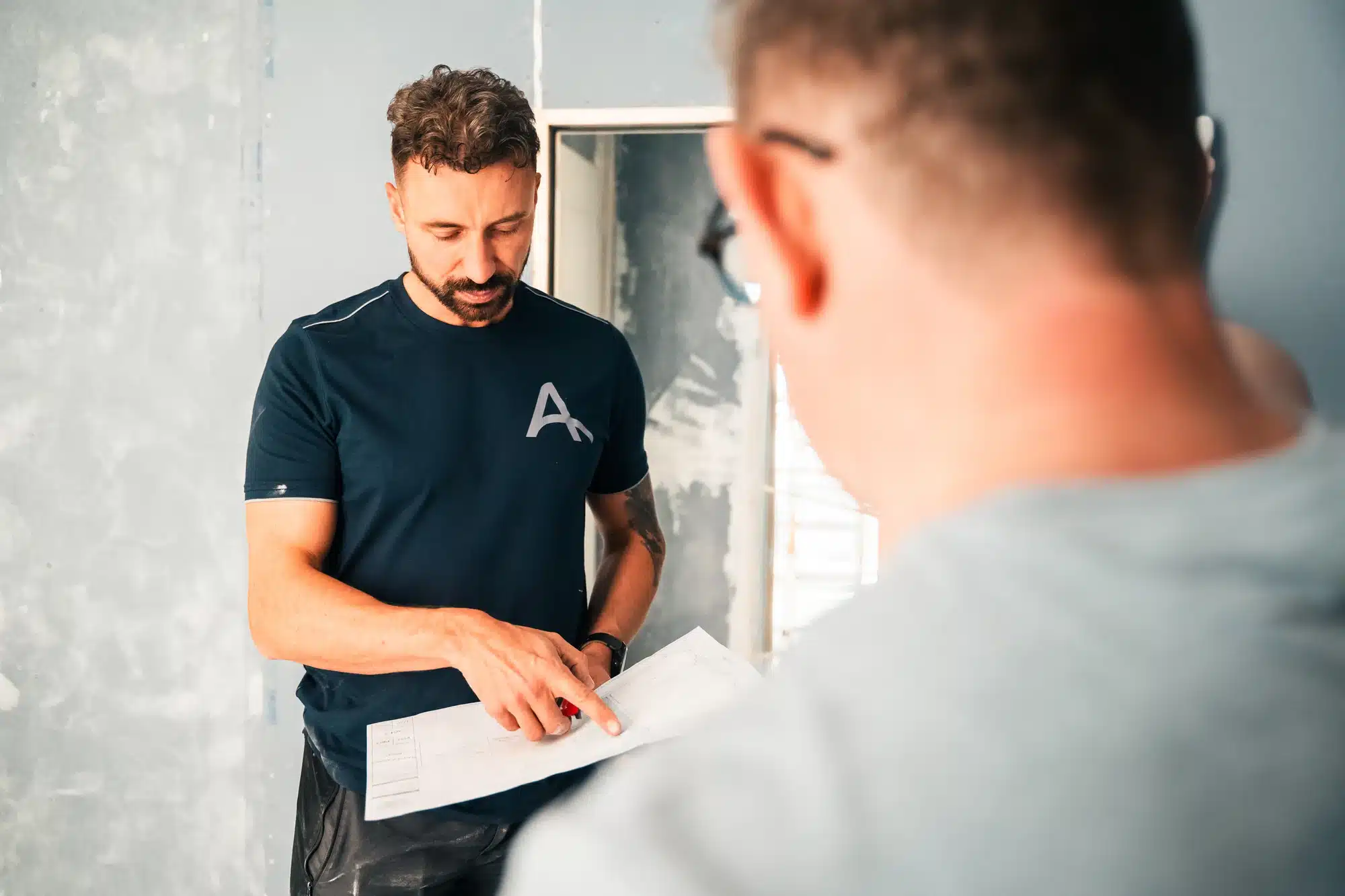 Chantier de rénovation d'appartement par Azurix à Paris