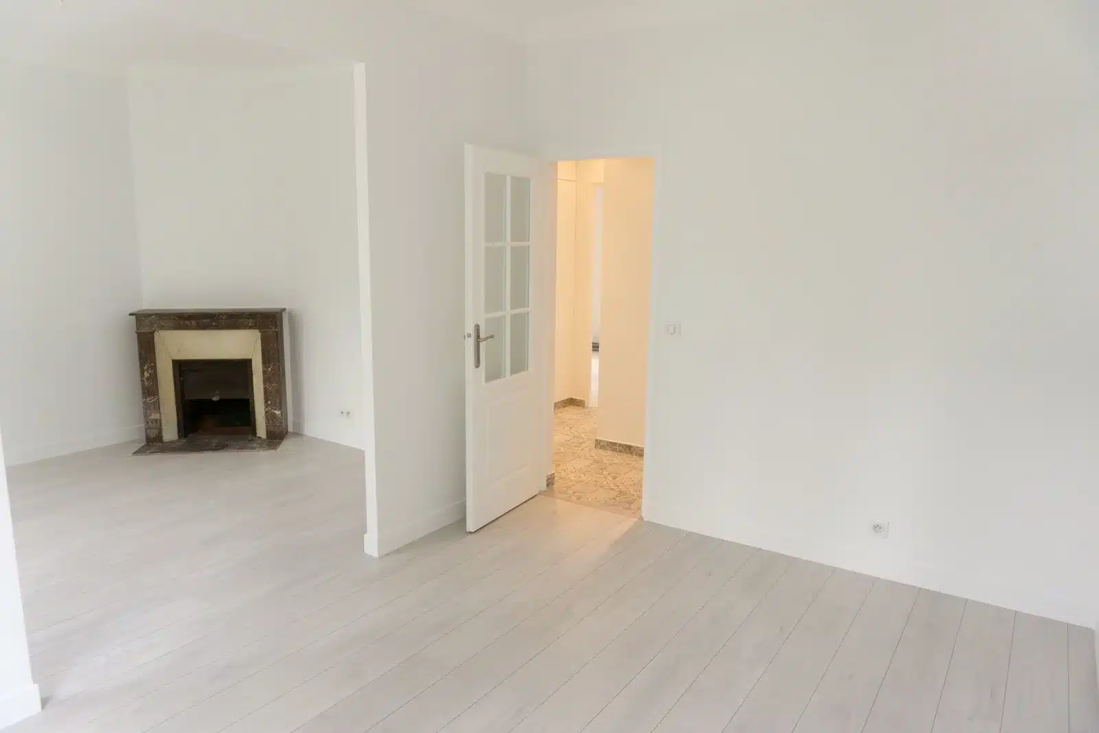 Pièce livrée après rénovation complète