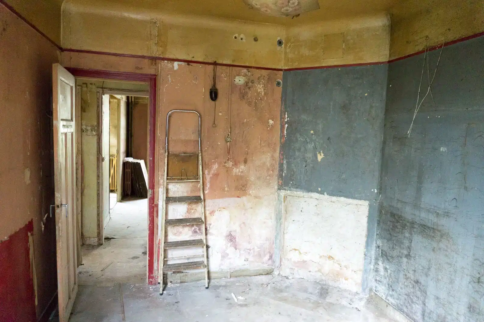 Les pièces de vie avant rénovation, Fontenay-sous-Bois