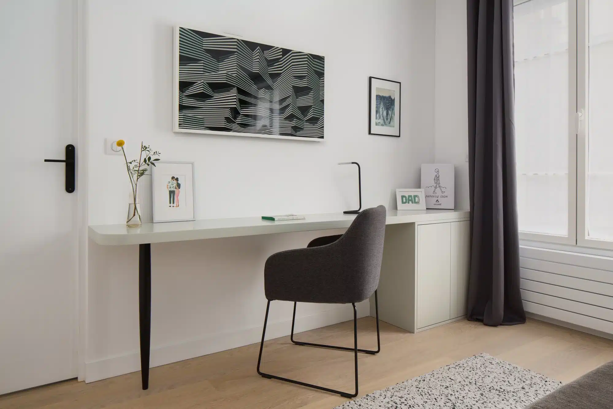 Bureau intégré sur mesure