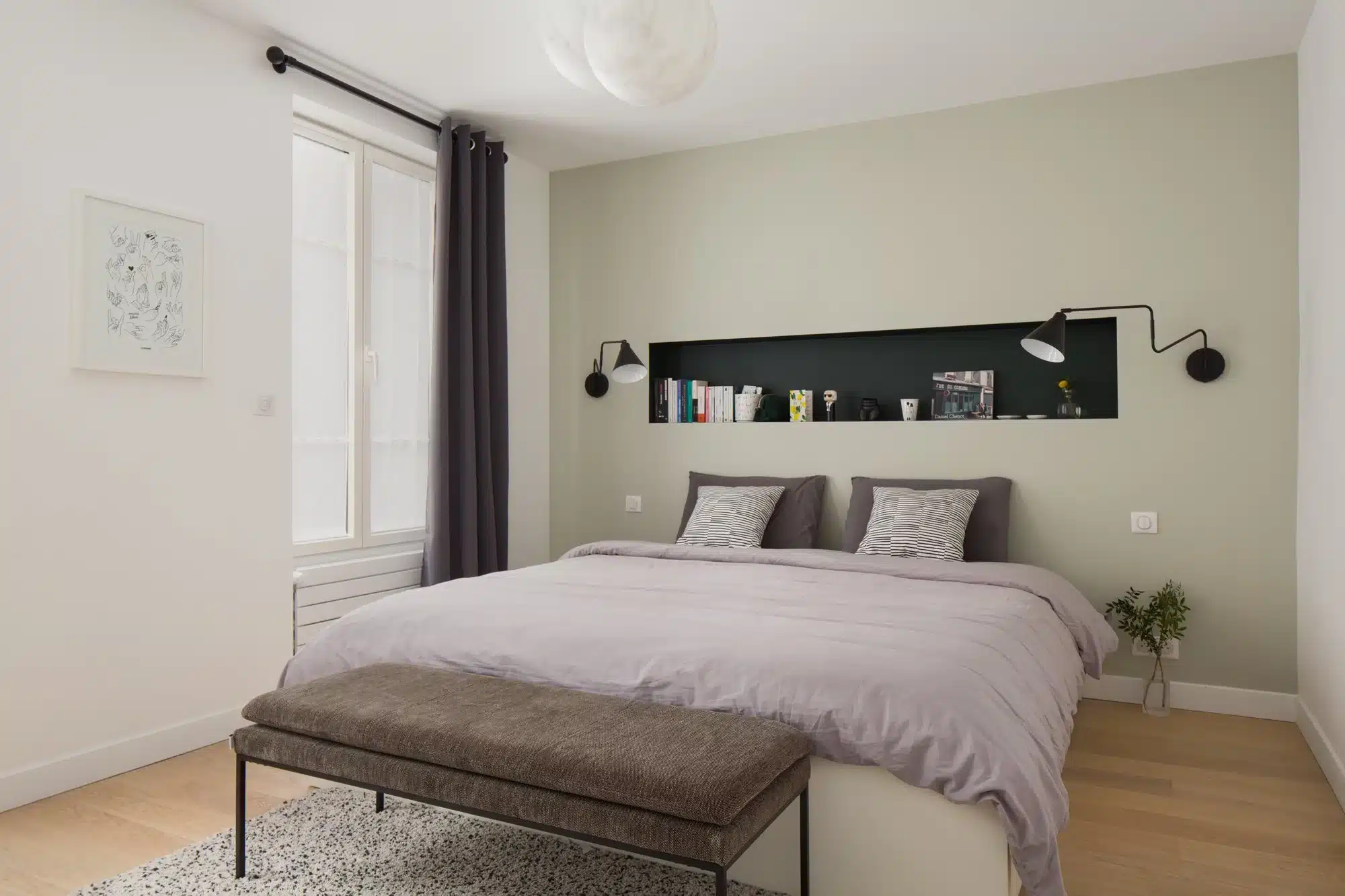 Chambre parentale rénovée